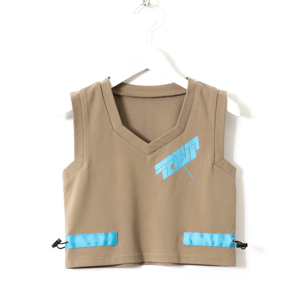 ピクセルネックタンクトップ