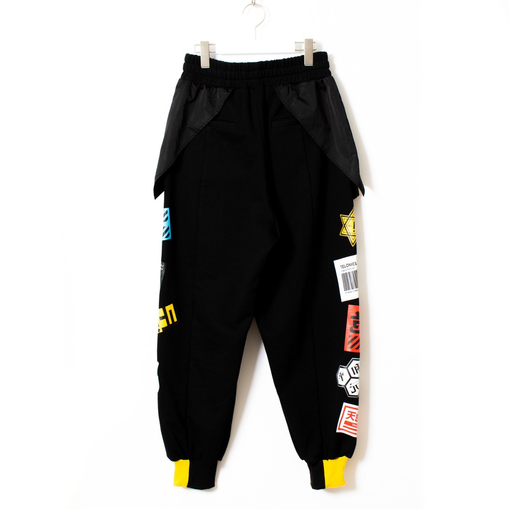 マルチラベルスウェットパンツ