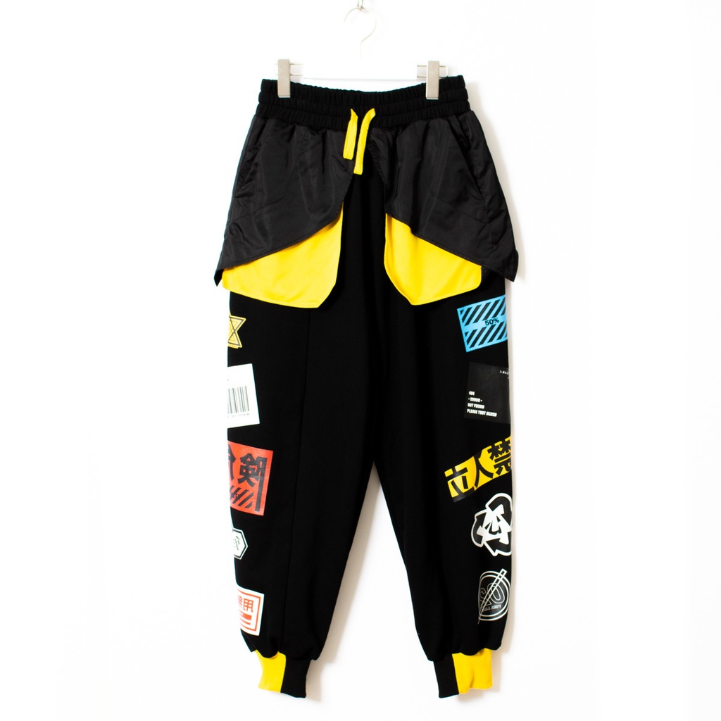 マルチラベルスウェットパンツ