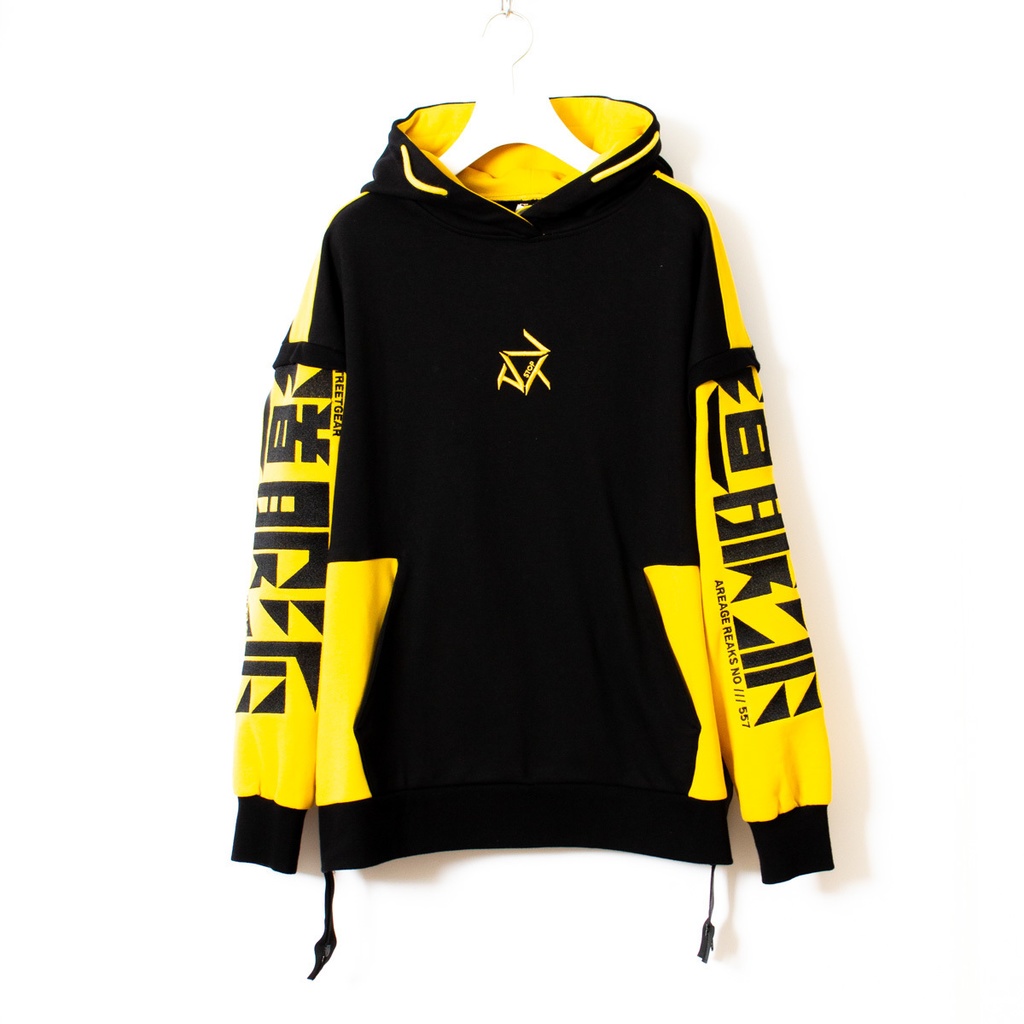 スリーブロゴパーカー