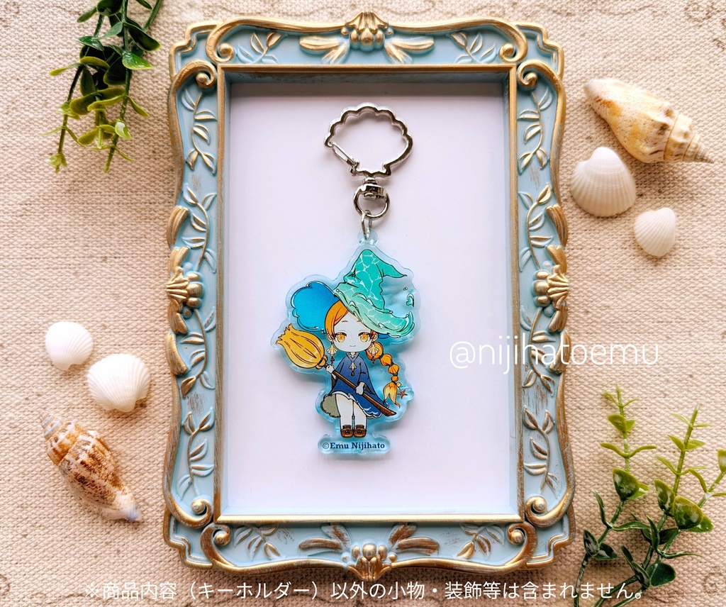OCミニキャラ水面アクリルキーホルダー