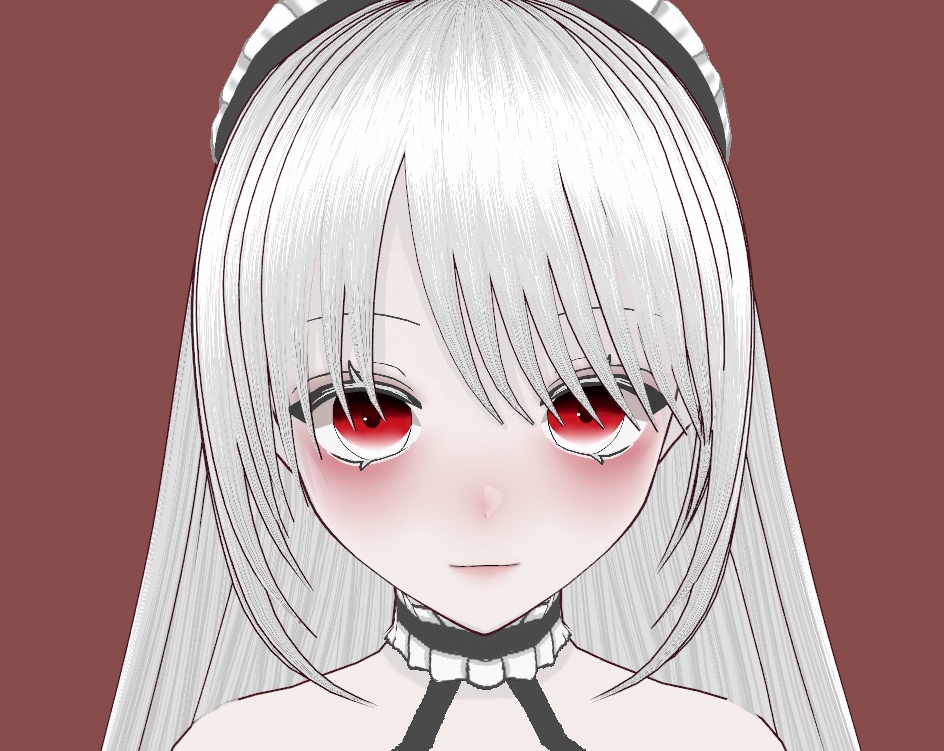 【VRoid texture】 maid a