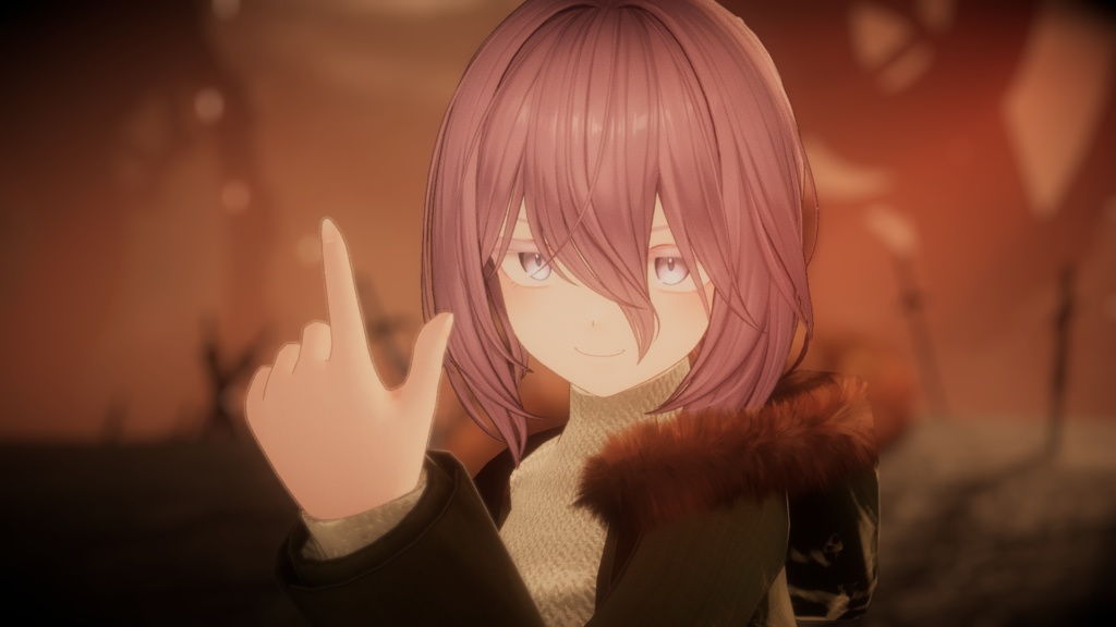 【複数アバター対応】モッズコート