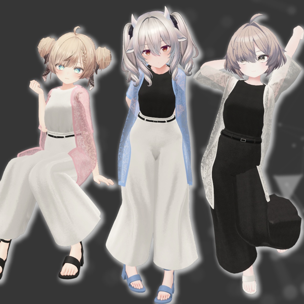 【8アバター+α対応】White Echo