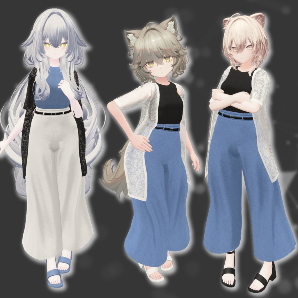 【8アバター+α対応】White Echo