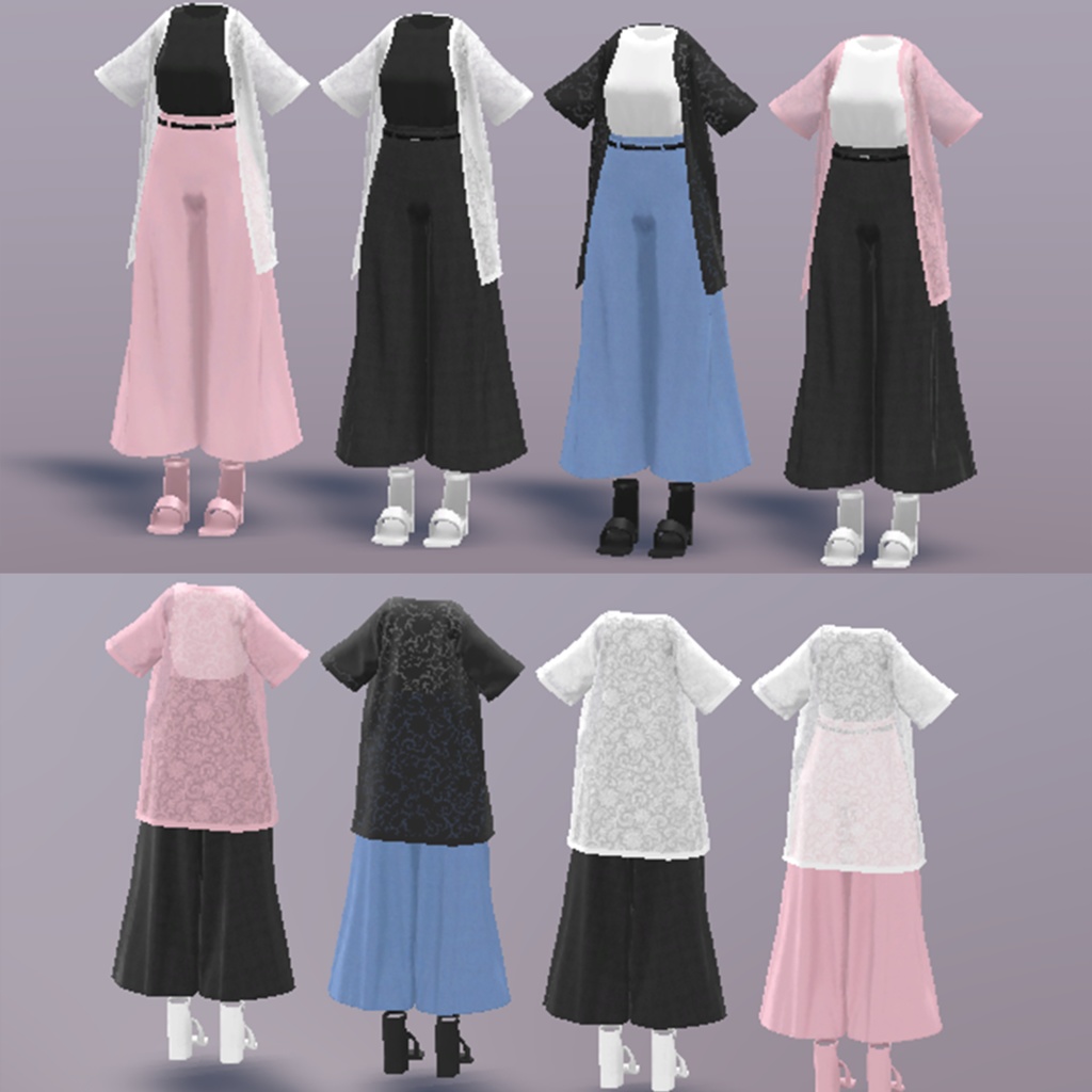 【8アバター+α対応】White Echo