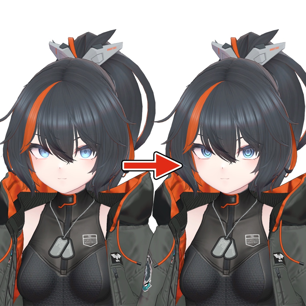 【ウォルフラム専用】グル目+クマテクスチャ