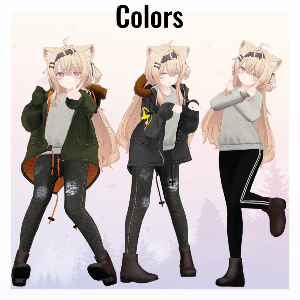 【4アバター+α対応】Cold Casual