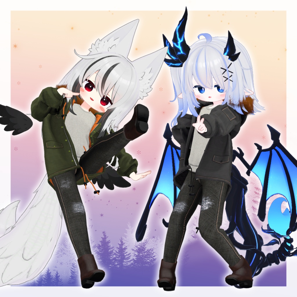 【4アバター+α対応】Cold Casual