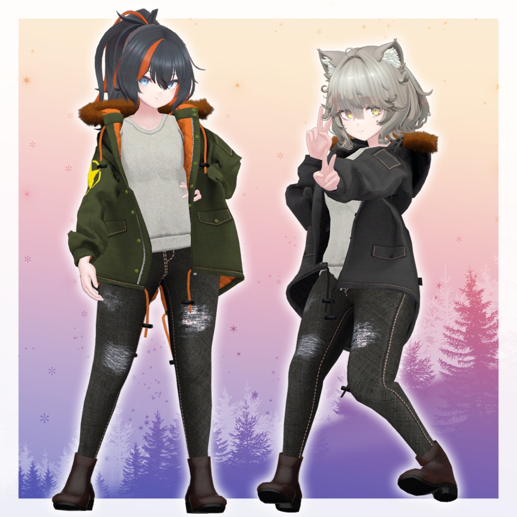 【4アバター+α対応】Cold Casual