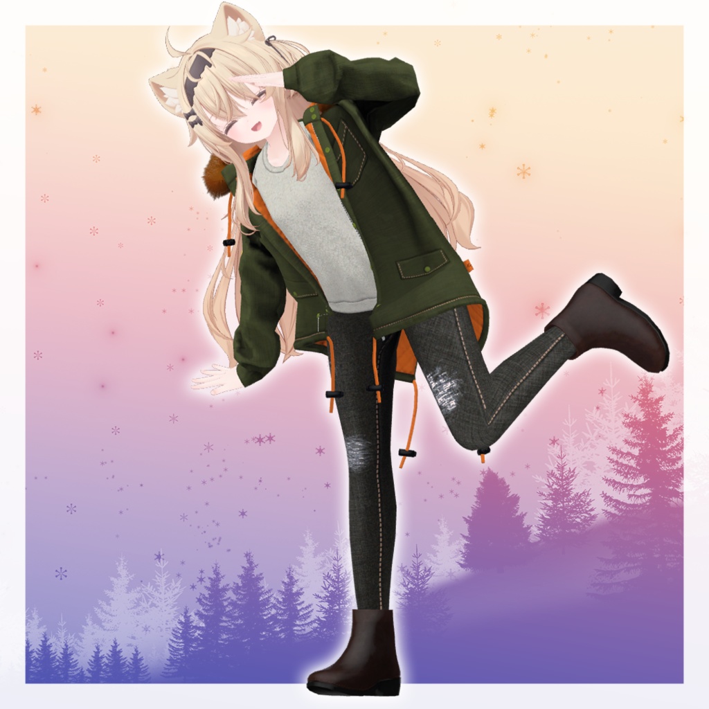 【4アバター+α対応】Cold Casual