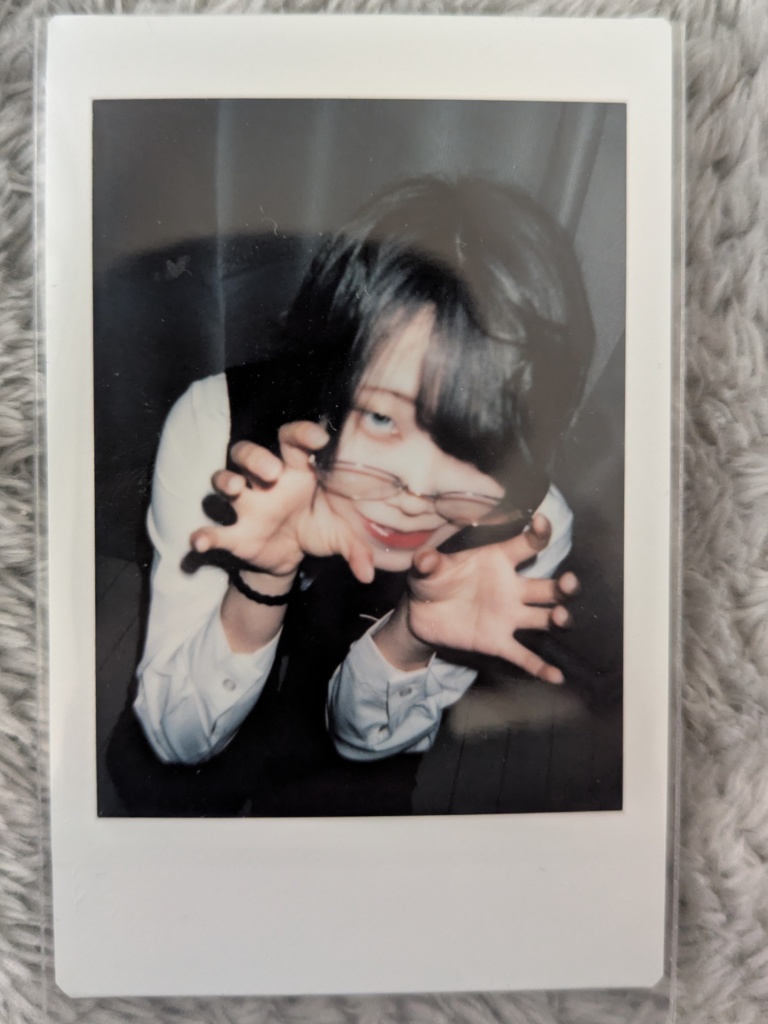 氷水チェキ➄これ、一番盛れてね？