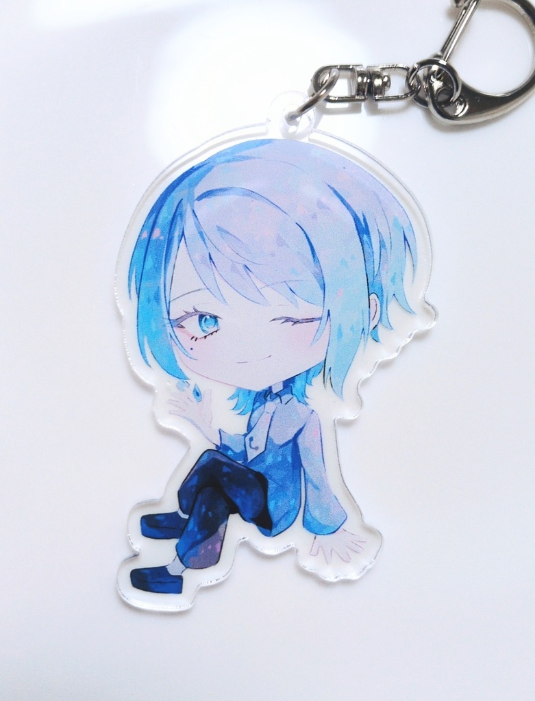 氷水のキラキラアクキー