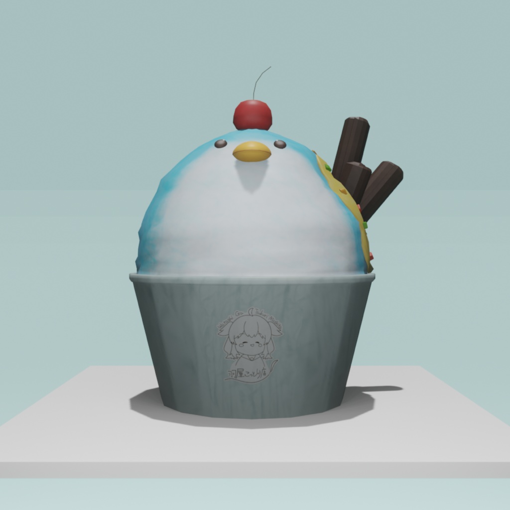 ペンギンかき氷【NeosVR内無料】