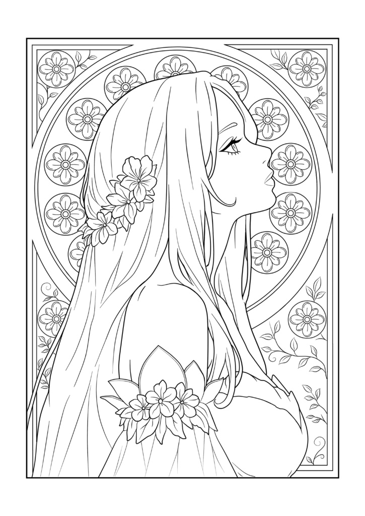 花輪と女神