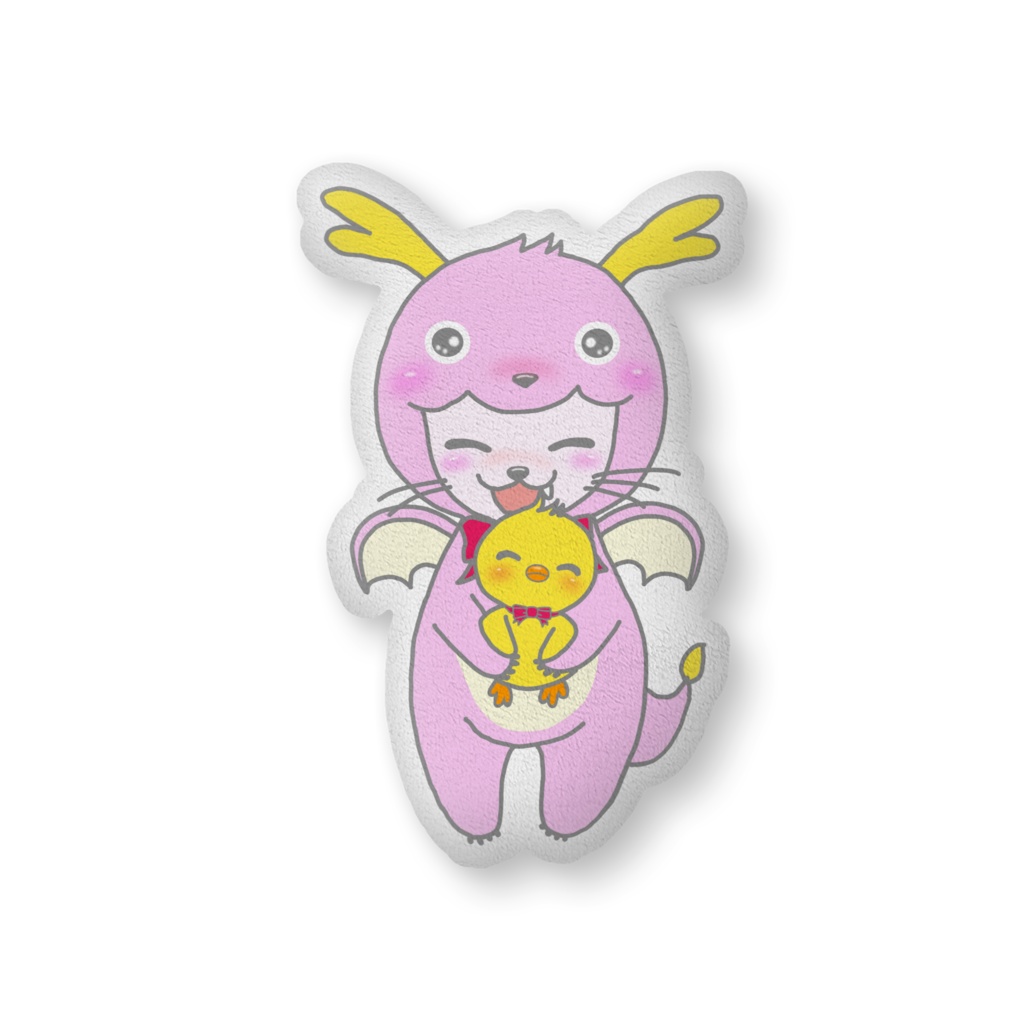 どらごんにゃふかふかクッション