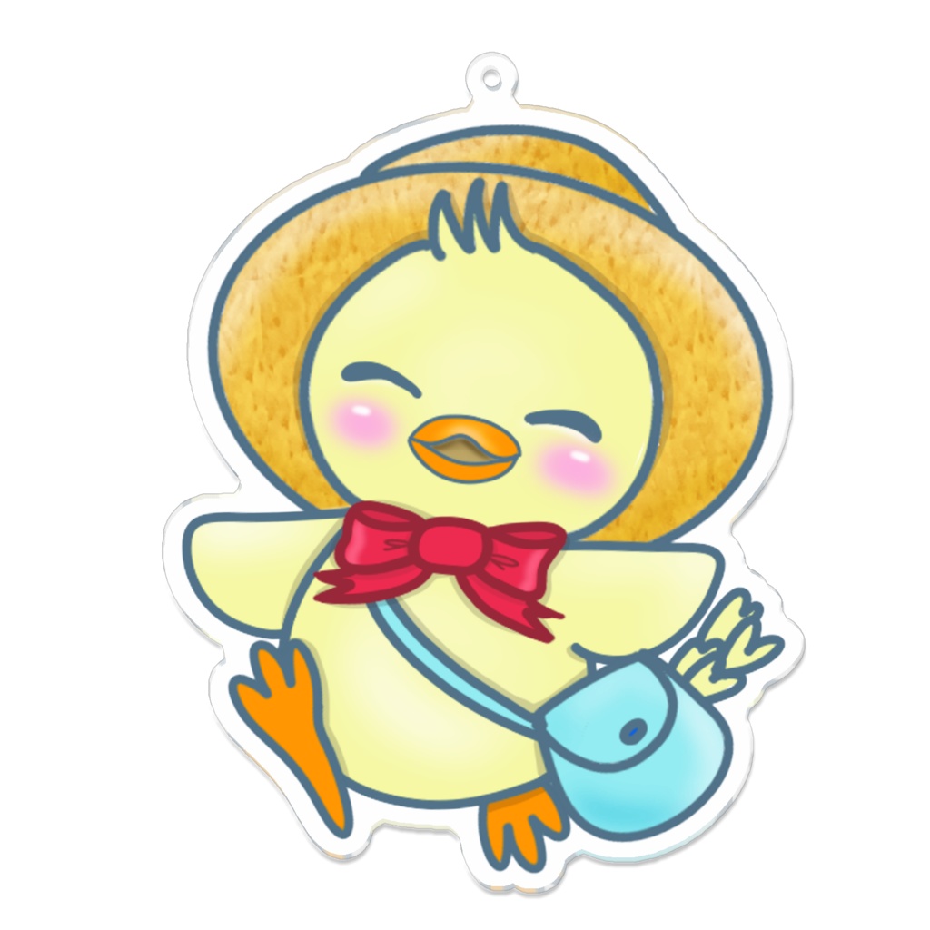 お出かけぴーちゃんアクアキー