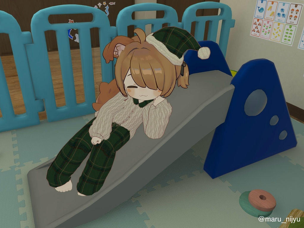 【無料版あり】くたたびぱじゃま【キプフェル対応】【まめふれんずセミ対応】