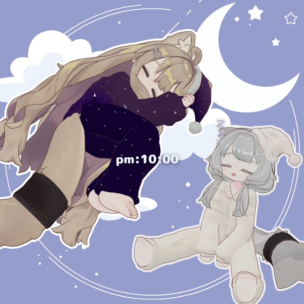 【無料版あり】くたたびぱじゃま【キプフェル対応】【まめふれんずセミ対応】