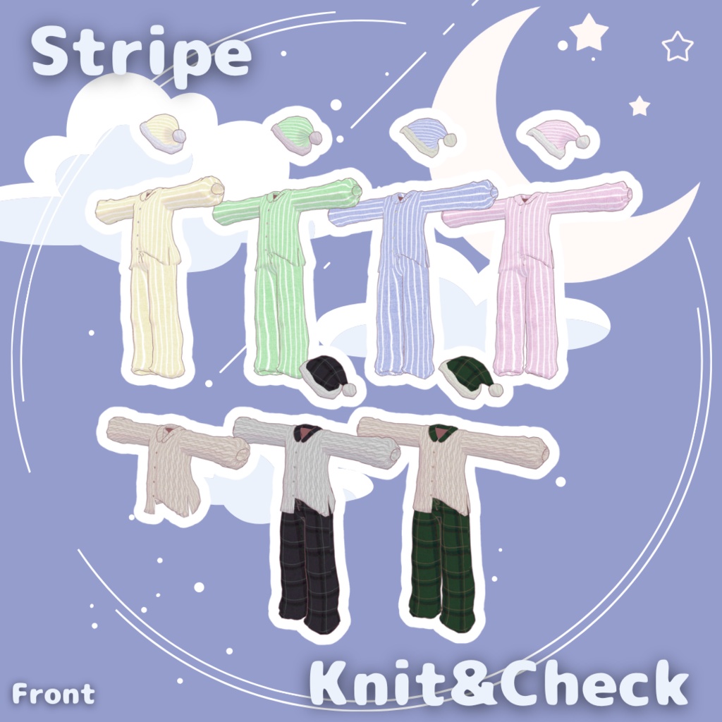 【無料版あり】くたたびぱじゃま【キプフェル対応】【まめふれんずセミ対応】