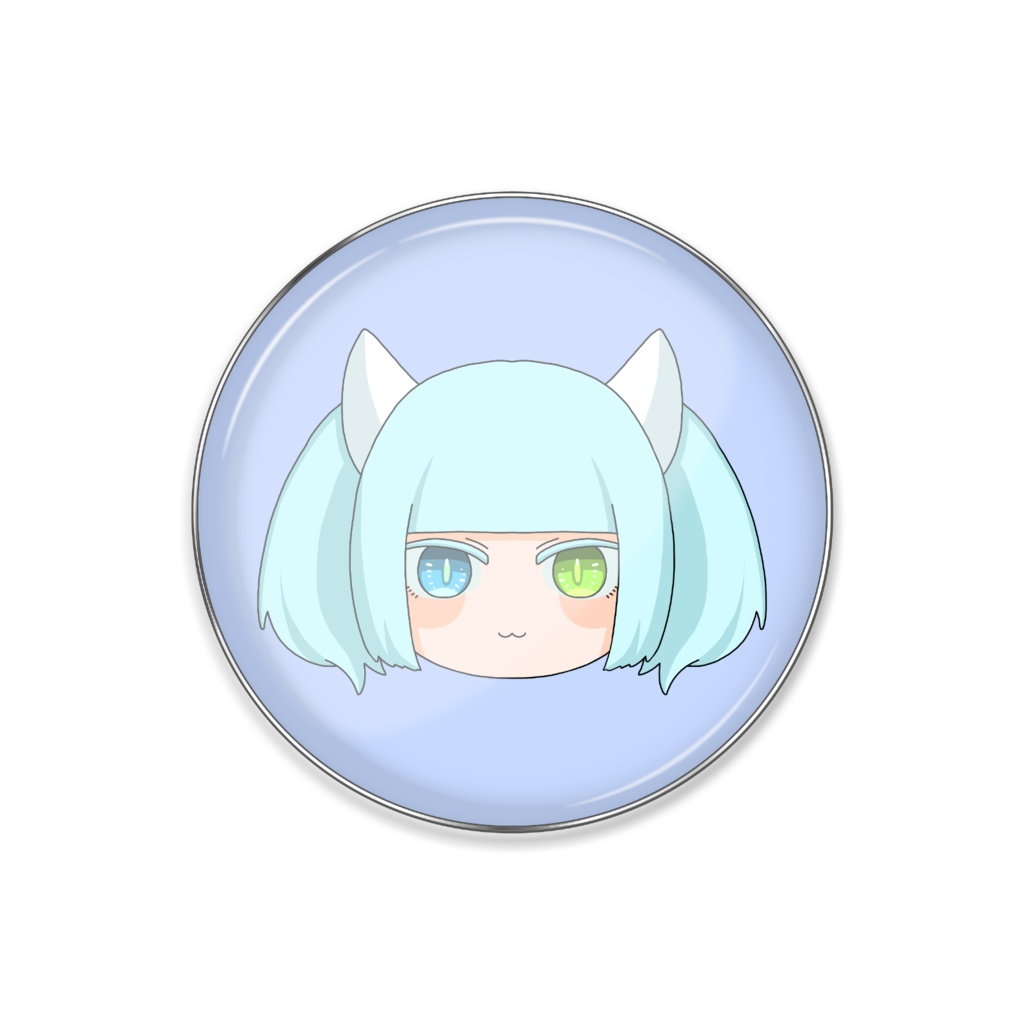 シロネコちゃんぴんばっじ