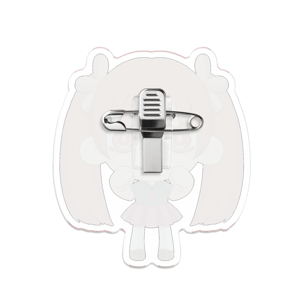 ツインテールガールバッジ