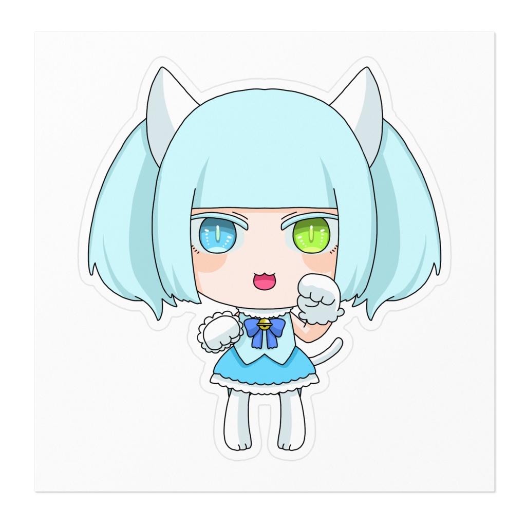 シロネコちゃんしーる