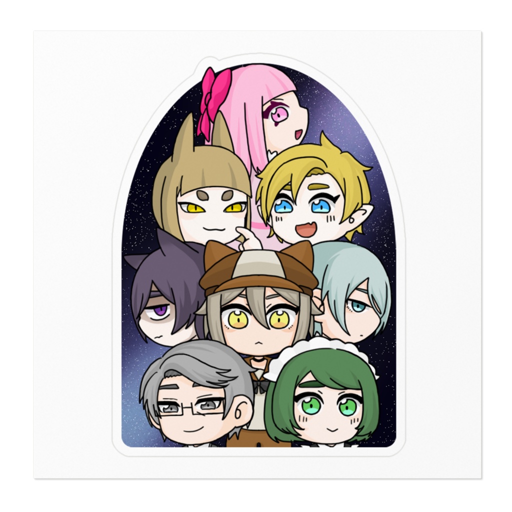 猫屋田きまりの事件手帖 BIGステッカー