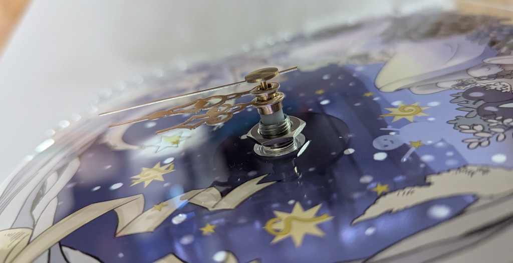 魔女さんアクリル時計