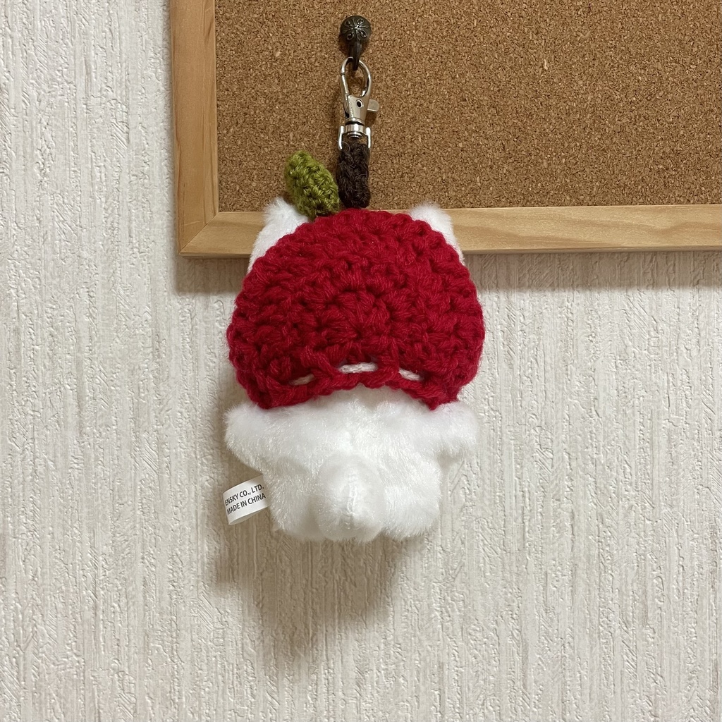 りんごのボンネット【耳穴あり】