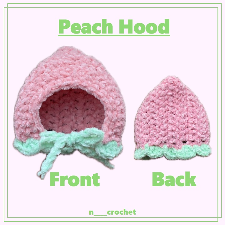 もものフーディ【peach hood】