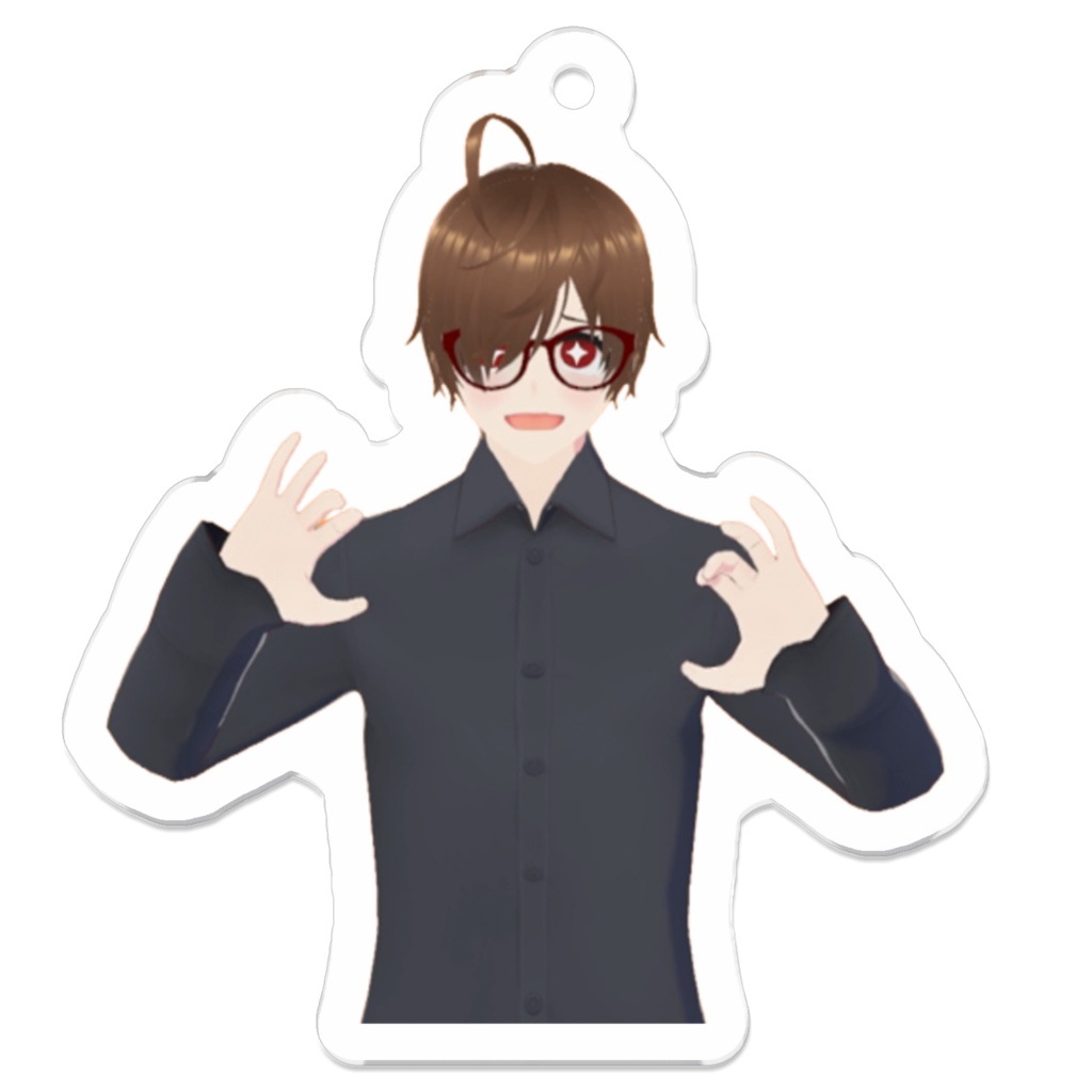 [2]Vきょんぴーす＠未来の白須きょん S/M/Lサイズ【アクリルキーホルダー】