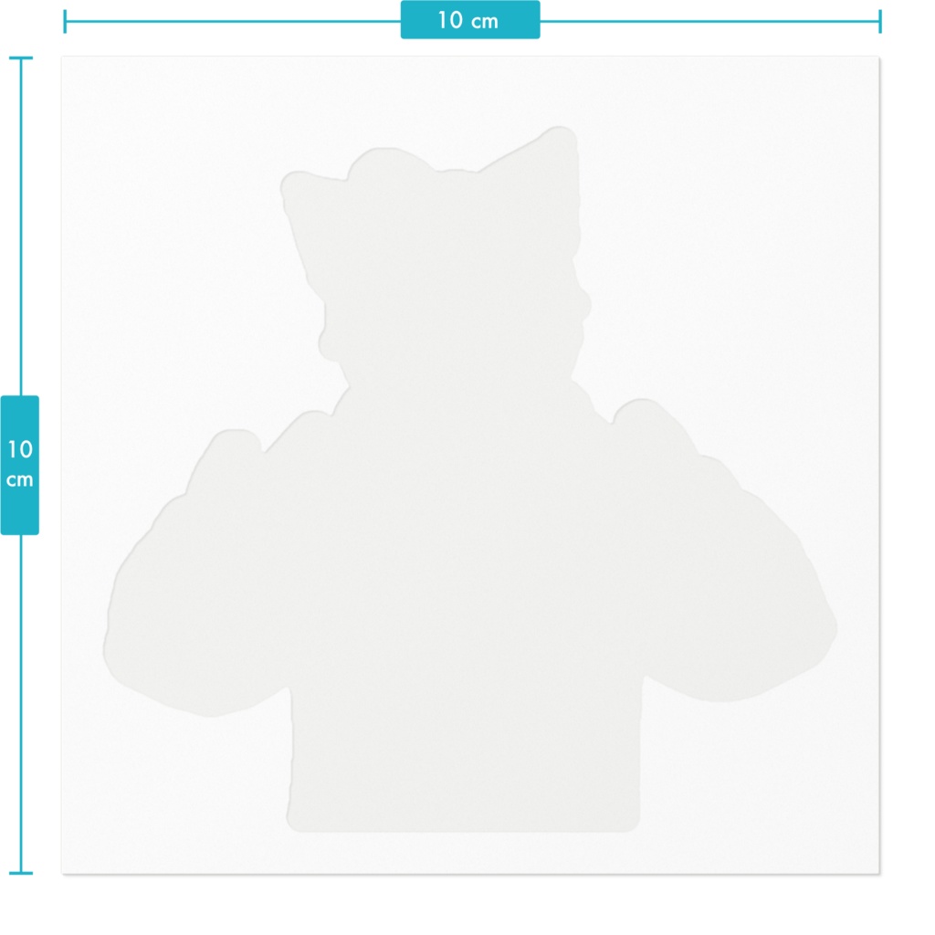 【にっこにこ】Vきょんぴーす 100x100、160x160サイズ【ステッカー】