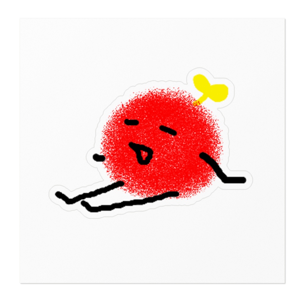 【いつもの2】きょんぴーす 100x100、160x160サイズ【ステッカー】