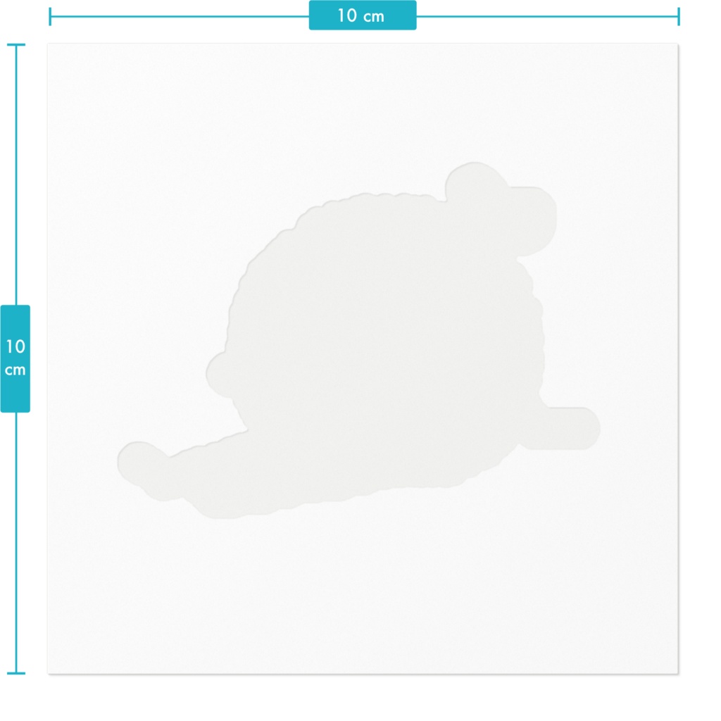 【いつもの2】きょんぴーす 100x100、160x160サイズ【ステッカー】