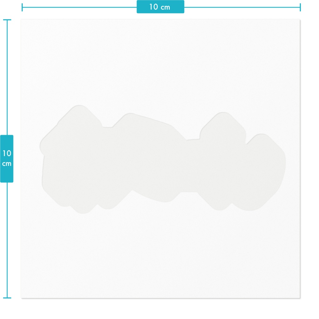 【手描き】わこーんあいさつステッカー 100x100、160x160サイズ【ステッカー】
