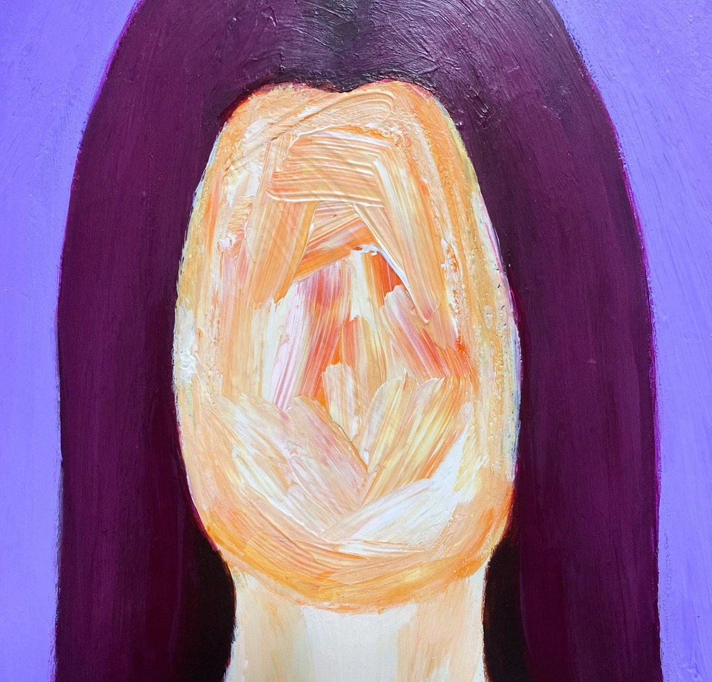 アクリル画・不条理こそ花