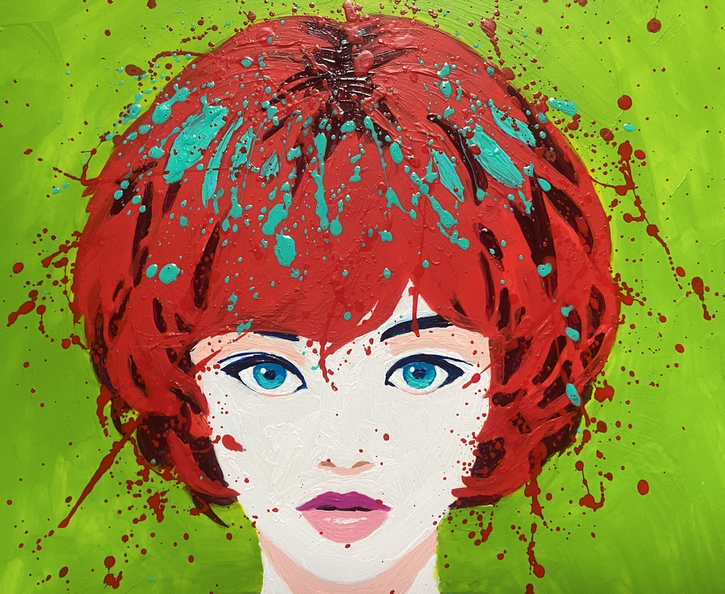 アクリル原画「内なる衝動」