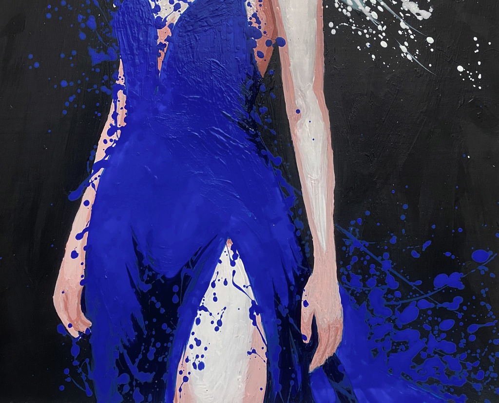 アクリル画「アビスの華」