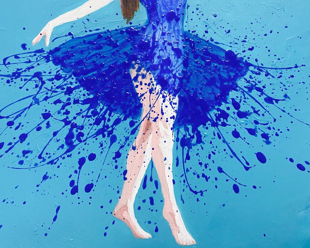 アクリル画「ダンス2」