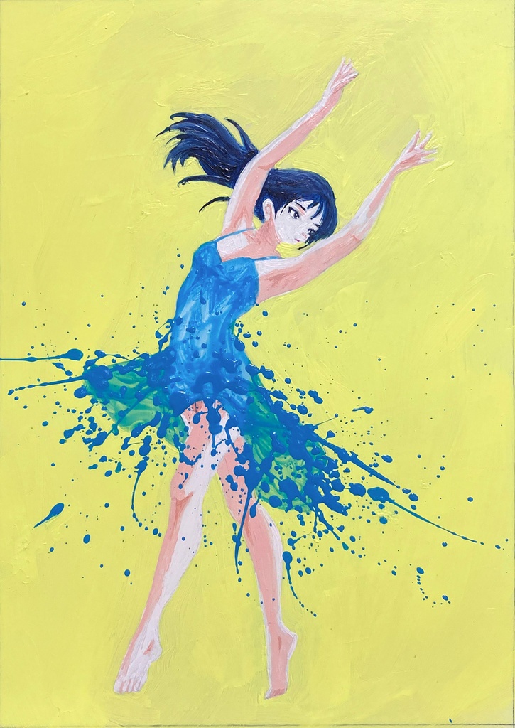 アクリル画「Splash」