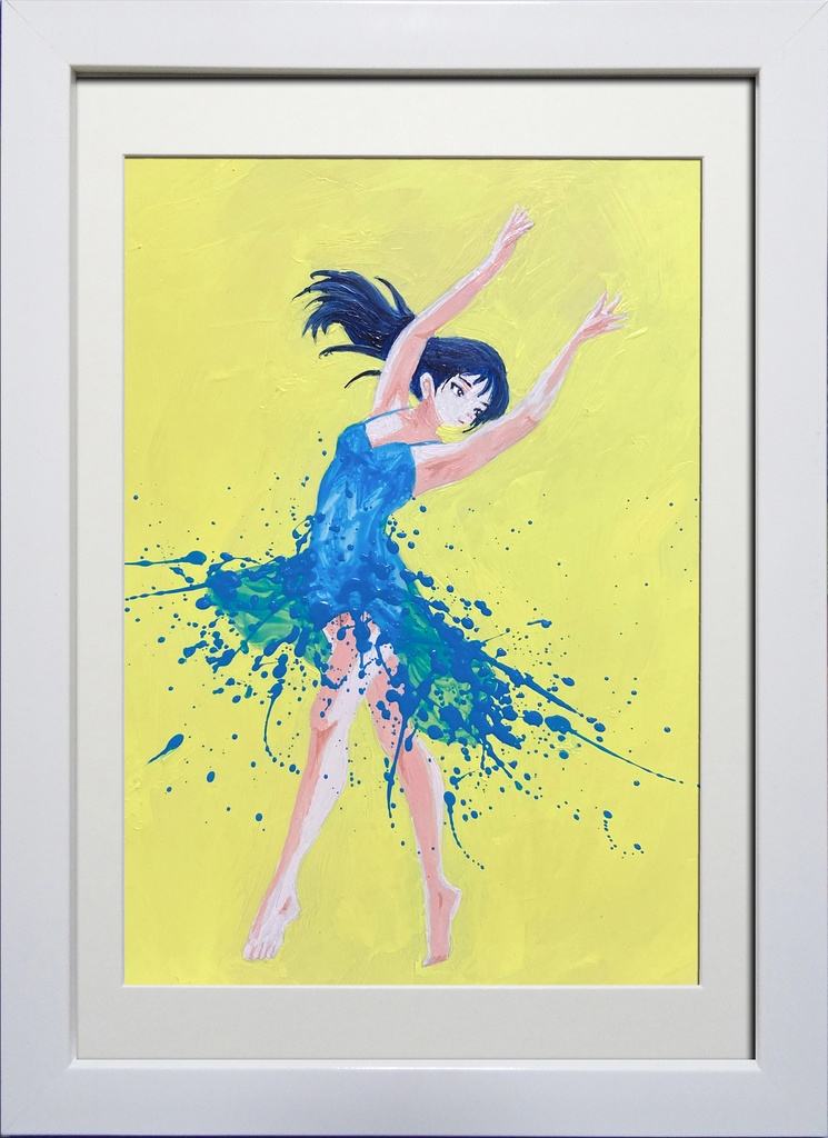 アクリル画「Splash」