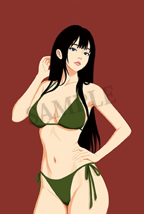 「深」高解像度デジタルアート