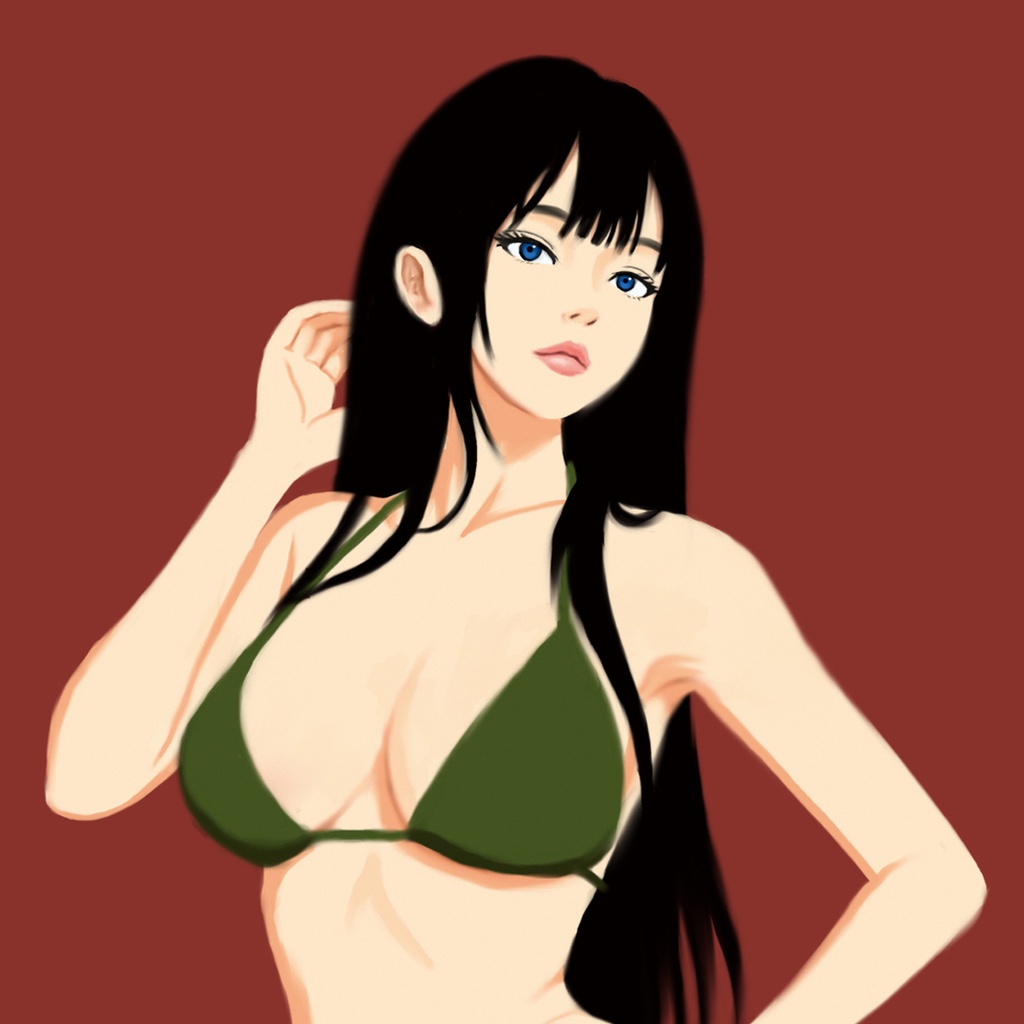 「深」高解像度デジタルアート