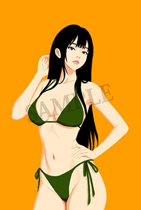 「深」高解像度デジタルアート