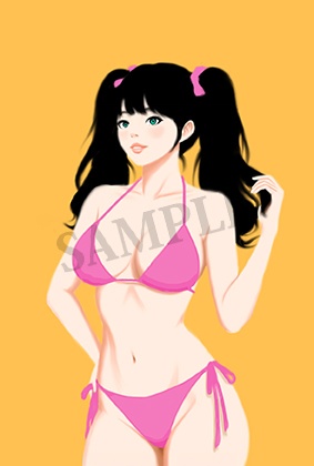 「華」高解像度デジタルアート