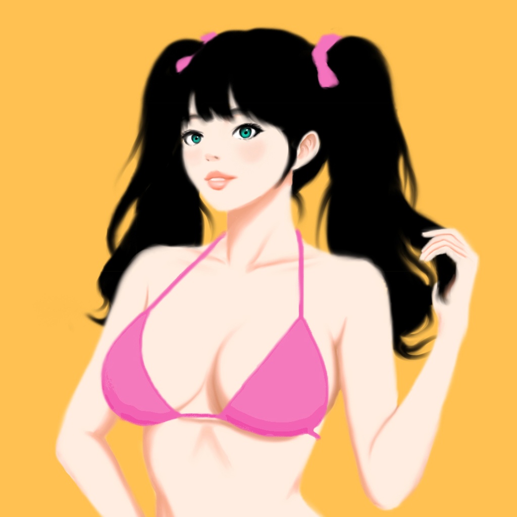 「華」高解像度デジタルアート