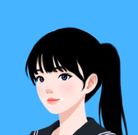 「純真」高解像度デジタルアート