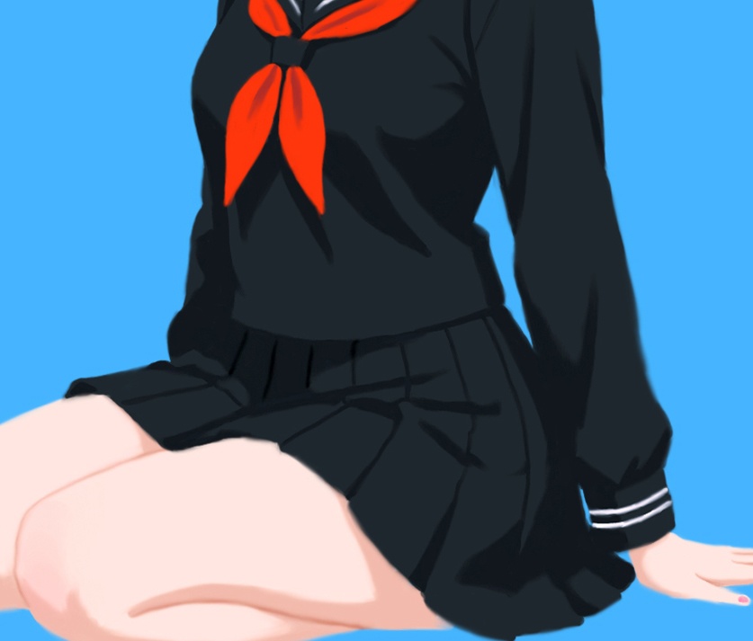 「純真」高解像度デジタルアート