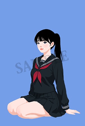 「純真」高解像度デジタルアート